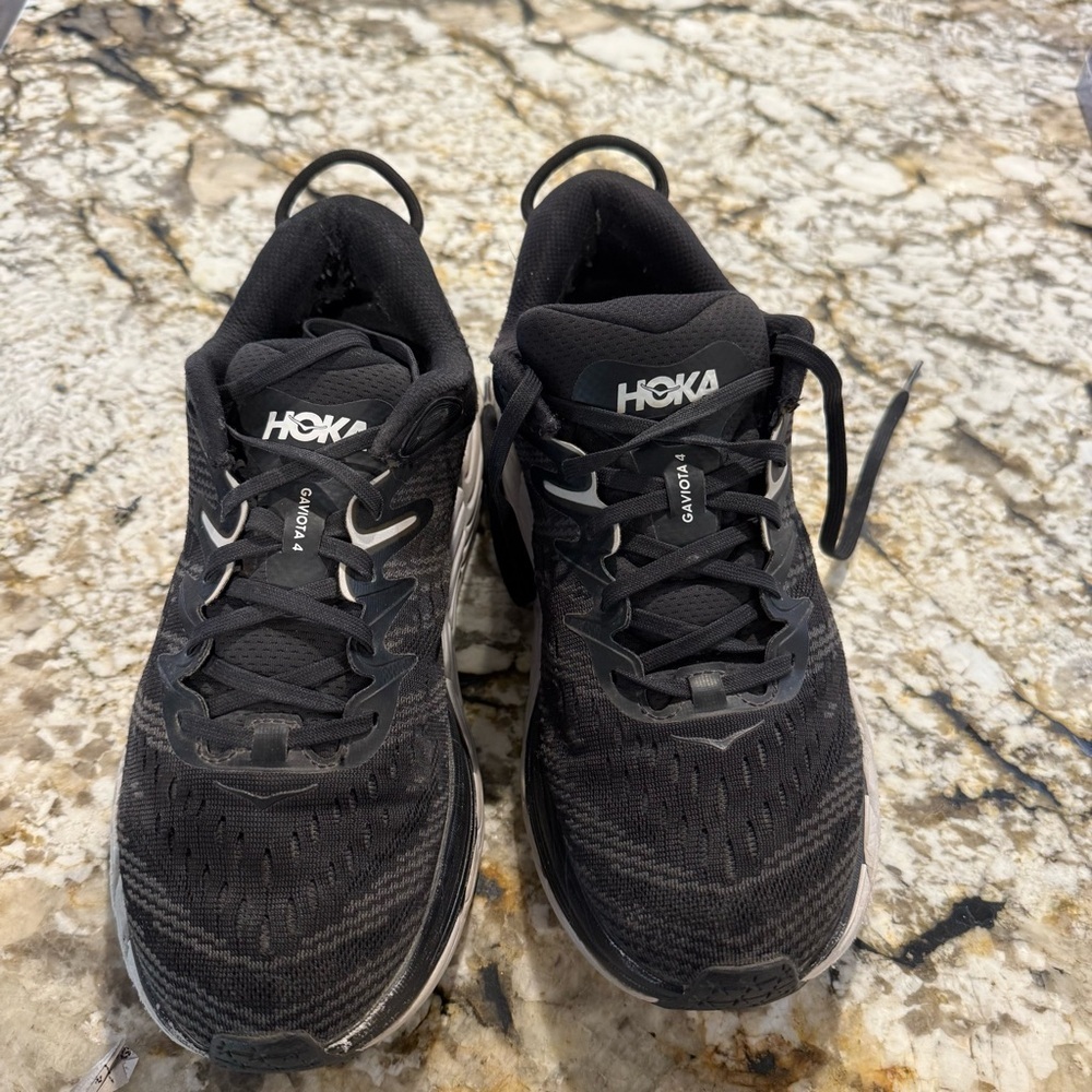 HOKA Gaviota 4 Black Running Shoe in Women’s Size 9.5 - Picture 3 of 10
